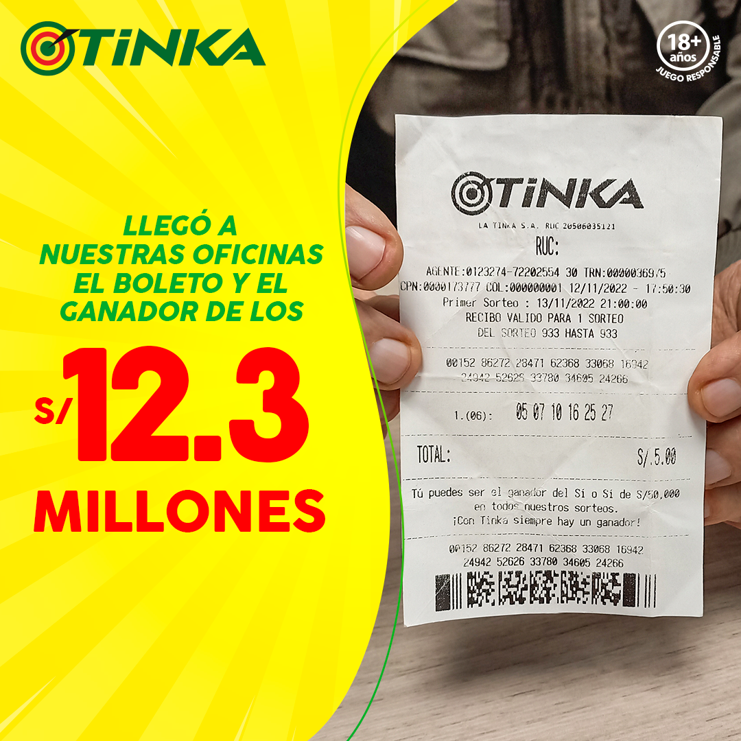  Conversamos Con El Ganador Tinka De Los S 12 MILLONES 