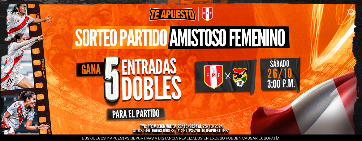 1170x455 Sorteo Perú vs Bolivia Femenino