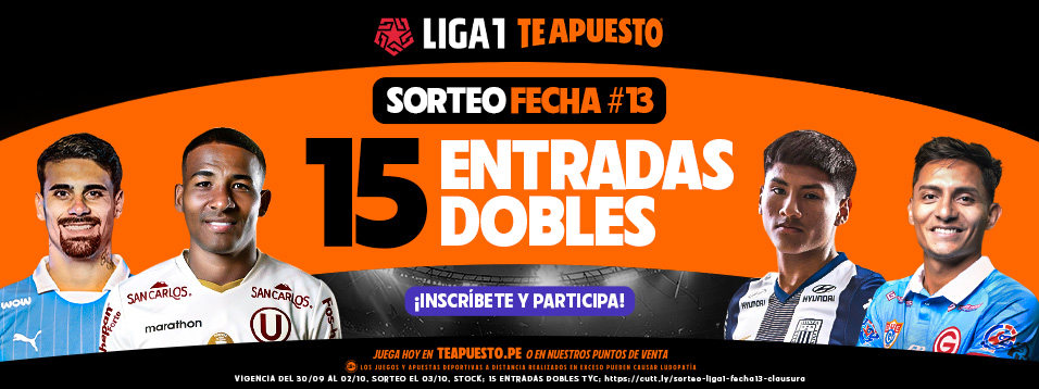 TA SORTEO LIGA 1 FECHA 13 956x358