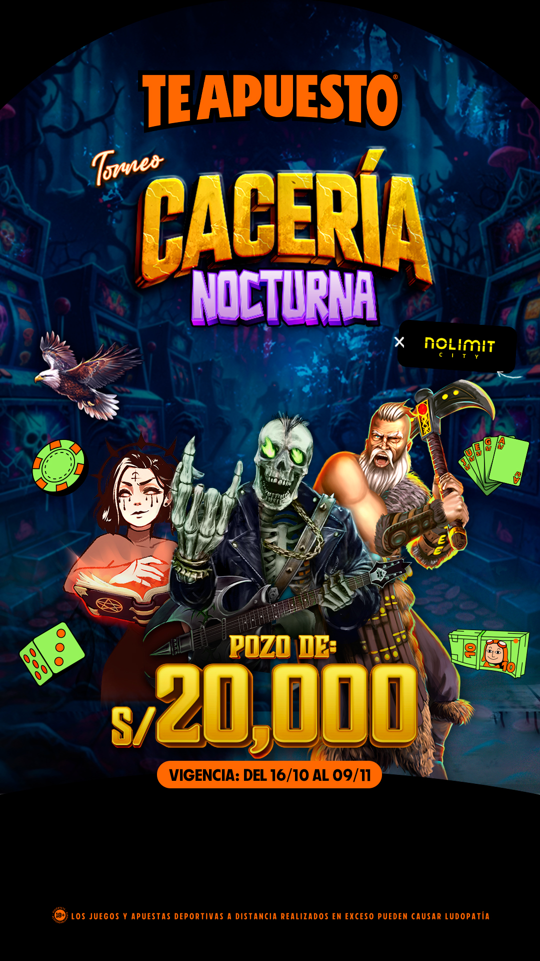 CA RRSS Torneo NoLimitCity 1080X1920