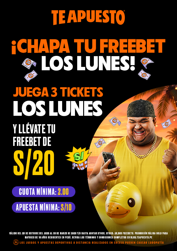 TA BANNER PRINCIPAL BLOG CHAPA TU FREEBET LOS LUNES 564X800
