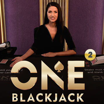 Live – ONE Blackjack 2- Indigo Live ONE Blackjack 2 Indigo