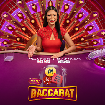 Mega Baccarat_Product logo_356x356_female dealer_EN Mega Baccarat Product logo 356x356 female dealer EN