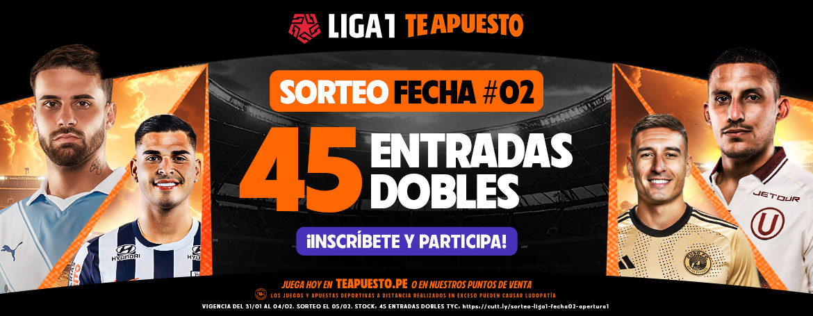 TA SORTEO LIGA 1 FECHA 2 1170X455
