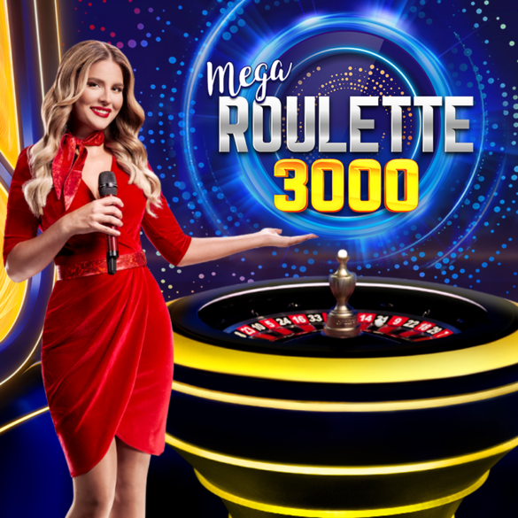Mega Roulette 3000 Product logo 800x800 female dealer EN