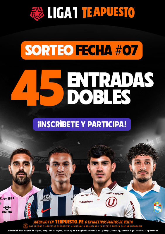 TA SORTEO LIGA 1 FECHA