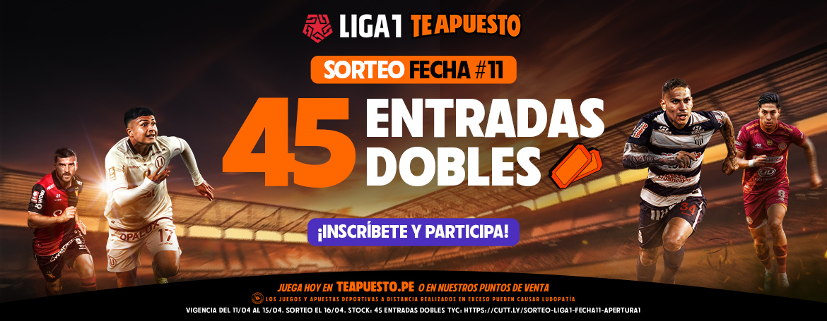 TA SORTEO MASIVO FECHA 11 LIGA1 TA 1170X455