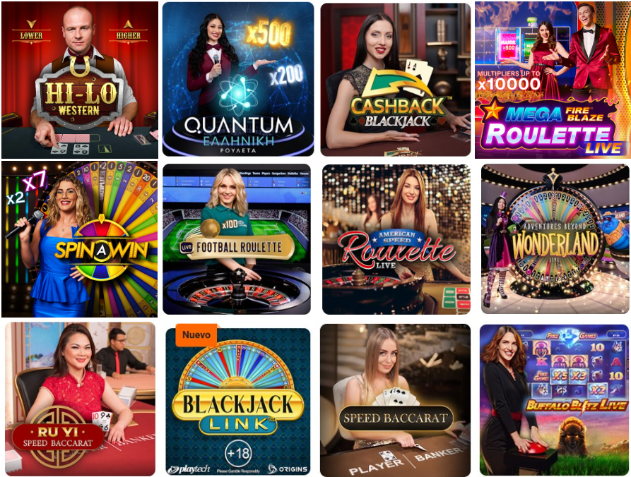 Juegos participantes