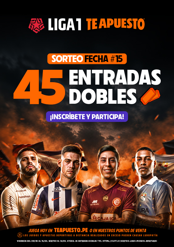 TA SORTEO MASIVO FECHA 15 LIGA1 TA 564X800
