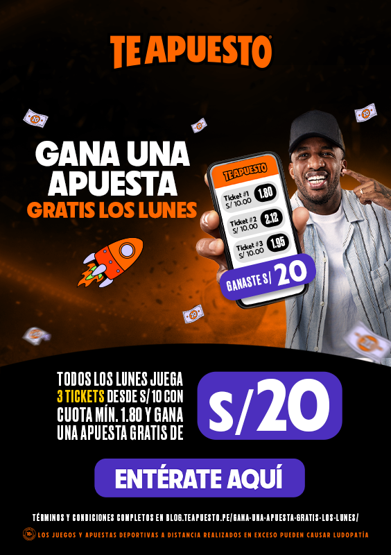 TA BANNER PRINCIPAL GANA UNA APUESTA GRATIS LOS LUNES 564X800