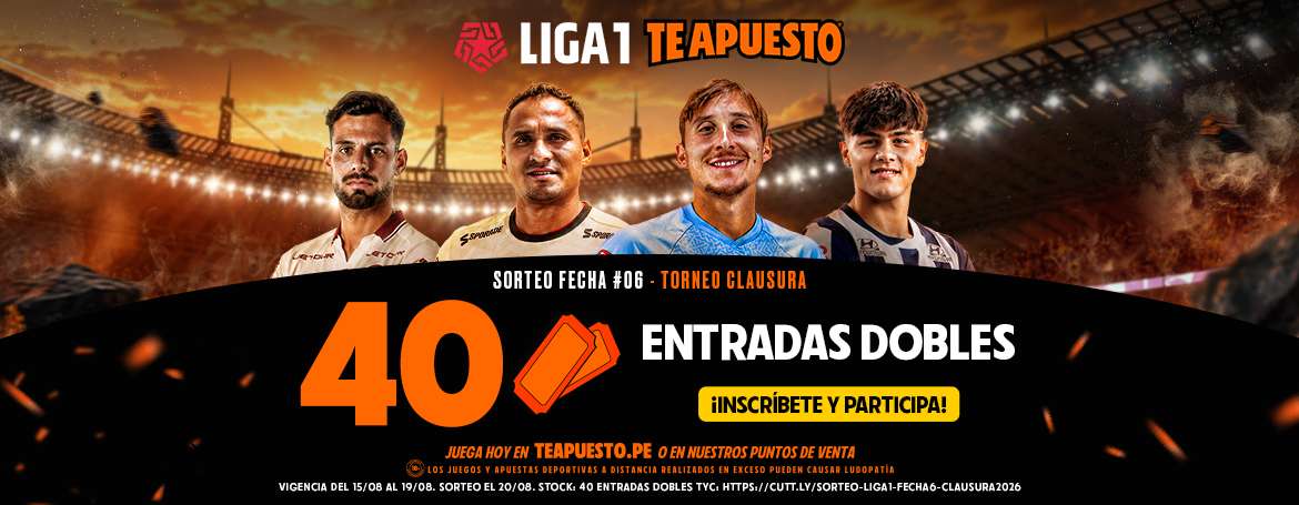 TA Sorteo 40 entradas dobles Fecha 06
