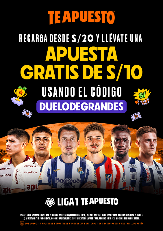 DUELO DE GRANDES 20 FREEBET