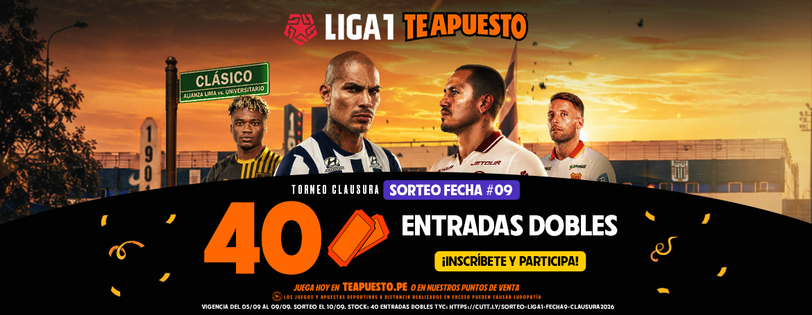 TA Sorteo 40 entradas dobles Fecha 09